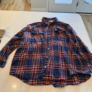 Old Navy Plaid Flannel Shirt